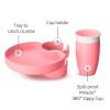 image:imageMunchkin Carseat Tray  Toddler Travel amp Road Trip Accessory for MessFree Snacking in The Car GreyPink