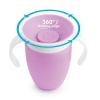 image:imageMunchkin Sippy Cup for 6 Month Old and Up Spill Proof Miracle 360 Toddler Cups with Transition Handles 7 Ounce 2 Pack PinkPurple7 Ounces