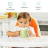 image:imageMunchkin Sippy Cup for 6 Month Old and Up Spill Proof Miracle 360 Toddler Cups with Transition Handles 7 Ounce 2 Pack PinkPurple7 Ounces