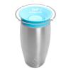 image:imageMunchkin Sippy Cup for Toddlers Miracle 360 Stainless Steel with Straw Cup and Open Sipper Lid Grow with Me Kit 10 Ounce Blue