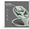 image:imageMunchkin Electric Baby Swing with Vibration  Portable Swing for Newborn and Infant BluetoothEnabled Smart Seat with Music Motion and Sounds SageSwing with Vibration  Sage