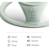 image:imageMunchkin Electric Baby Swing with Vibration  Portable Swing for Newborn and Infant BluetoothEnabled Smart Seat with Music Motion and Sounds SageSwing with Vibration  Sage