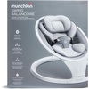 image:imageMunchkin Electric Baby Swing with Vibration  Portable Swing for Newborn and Infant BluetoothEnabled Smart Seat with Music Motion and Sounds SageSwing