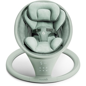 image:imageMunchkin Electric Baby Swing with Vibration  Portable Swing for Newborn and Infant BluetoothEnabled Smart Seat with Music Motion and Sounds SageSwing with Vibration  Sage