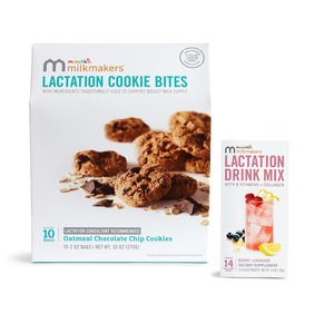 image:imageMunchkin Milkmakers Lactation Cookie Bites Oatmeal Chocolate Chip 15 Ounce Pack of 3Oatmeal Chocolate Chip  Drink Mix