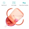 image:imageMunchkin Any Angle Toddler Weighted Straw Trainer Cup 7oz 2 Pack CoralMint