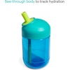image:imageMunchkin Perfect Angle Straw Cups Toddlers 13  Spill Proof Sippy Cups with Soft Ergonomic Straw BPAFree 10 Ounce 2 Pack Dark BlueDark Blue