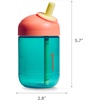 image:imageMunchkin Perfect Angle Straw Cups Toddlers 13  Spill Proof Sippy Cups with Soft Ergonomic Straw BPAFree 10 Ounce 2 Pack Dark BlueTeal