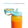 image:imageMunchkin Stay Cool Insulated Water Bottle Toddler Straw Cup 12oz OrangeBlue