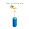 image:imageMunchkin Stay Cool Insulated Water Bottle Toddler Straw Cup 12oz OrangePurple