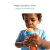 image:imageMunchkin Any Angle Toddler Weighted Straw Cup 10oz 2 Pack OrangeBlue