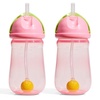 image:imageMunchkin Any Angle Toddler Weighted Straw Cup 10oz 2 Pack PinkGreen