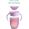 image:imageMunchkin Miracle 360 Sippy Cup for Toddlers 7oz 2 Pack PinkPurple