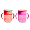 image:imageMunchkin Miracle 360 Sippy Cup for Toddlers 7oz 2 Pack CoralPurple