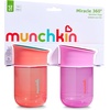 image:imageMunchkin Miracle 360 Sippy Cup for Toddlers 10oz 2 Pack CoralPurple