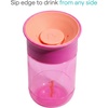 image:imageMunchkin Miracle 360 Sippy Cup for Toddlers 10oz 2 Pack CoralPurple