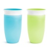 image:imageMunchkin Miracle 360 Toddler Sippy Cups 6 Months and 1 Year Old Spill Proof 7 and 10 Ounce 4 Pack BlueGreen