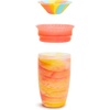 image:imageMunchkin Sippy Cups for Toddlers 13 Spill Proof Miracle 360 Cup 10 Ounce Tie Dye PinkOrangeMulti