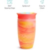 image:imageMunchkin Sippy Cups for Toddlers 13 Spill Proof Miracle 360 Cup 10 Ounce Tie Dye PinkOrangeMulti