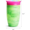 image:imageMunchkin Sippy Cups for Toddlers 13 Spill Proof Miracle 360 Cup 10 Ounce Tie Dye PinkPink