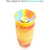 image:imageMunchkin Sippy Cups for Toddlers 13 Spill Proof Miracle 360 Cup 10 Ounce Tie Dye PinkYellowMulti