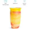 image:imageMunchkin Sippy Cups for Toddlers 13 Spill Proof Miracle 360 Cup 10 Ounce Tie Dye PinkYellowMulti
