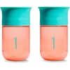 image:imageMunchkin Control Flow Open Training Toddler Cups with Removable Valve 18 Months 10 Ounce 2 Pack CoralCoral