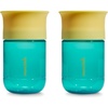image:imageMunchkin Control Flow Open Training Toddler Cups with Removable Valve 18 Months 10 Ounce 2 Pack CoralTeal