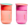 image:imageMunchkin Miracle 360 Sippy Cup for Toddlers 10oz 2 Pack CoralPurple