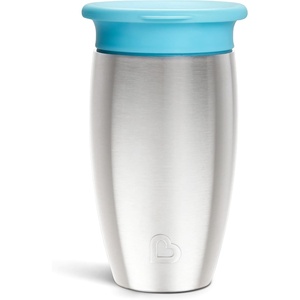 image:imageMunchkin Stainless Steel Sippy Cup Spill Proof Toddler 360 Cup BlueBlue
