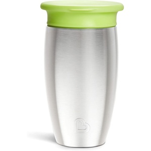 image:imageMunchkin Stainless Steel Sippy Cup Spill Proof Toddler 360 Cup BlueGreen