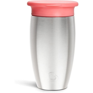image:imageMunchkin Stainless Steel Sippy Cup Spill Proof Toddler 360 Cup BluePink