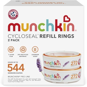 image:imageMunchkin CycloSeal Arm amp Hammer Diaper Pail Refill Rings 2 Pack