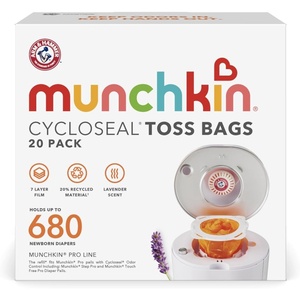 image:imageMunchkin CycloSeal Arm amp Hammer Toss Refill Bags 20 Pack