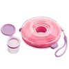 image:imageMunchkin Snack Containers for Kids Rotating Snack Wheel with Lid Pink