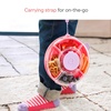 image:imageMunchkin Snack Containers for Kids Rotating Snack Wheel with Lid Pink