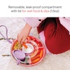image:imageMunchkin Snack Containers for Kids Rotating Snack Wheel with Lid Pink