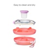 image:imageMunchkin Snack Containers for Kids Rotating Snack Wheel with Lid Pink