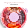 image:imageMunchkin Snack Containers for Kids Rotating Snack Wheel with Lid Pink